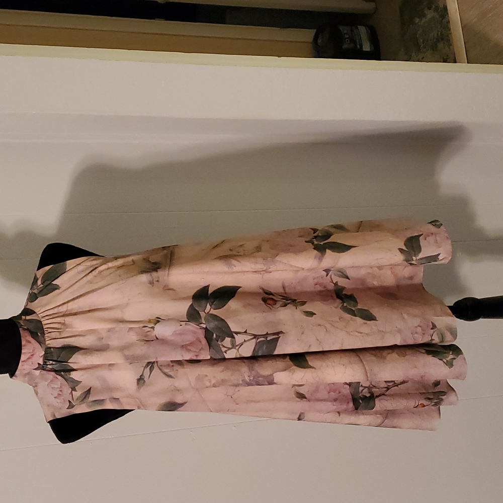 SOLD Ted Baker Flora print high neck mini dress size 2